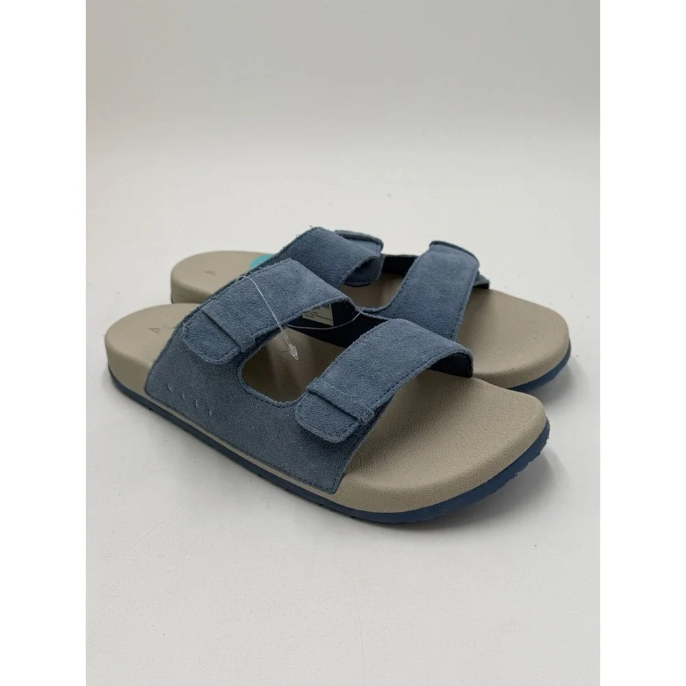 Reef Kids Ojai Sandals Suede Dusk Blue New Size 5 Boys Girls MSRP: $39.99